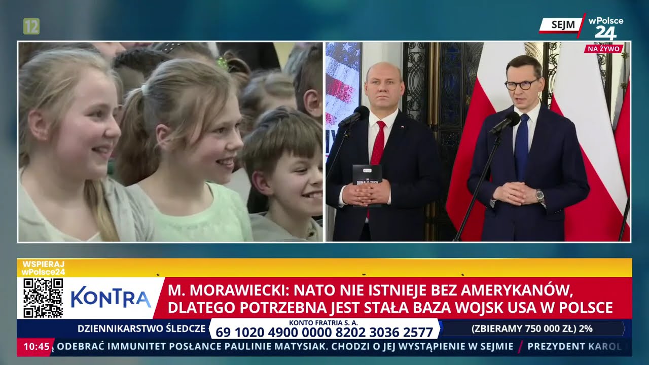 TUSK BLOKUJE WOJSKO USA W POLSCE? | Morawiecki ostrzega: To uderza w nasze bezpieczeństwo!