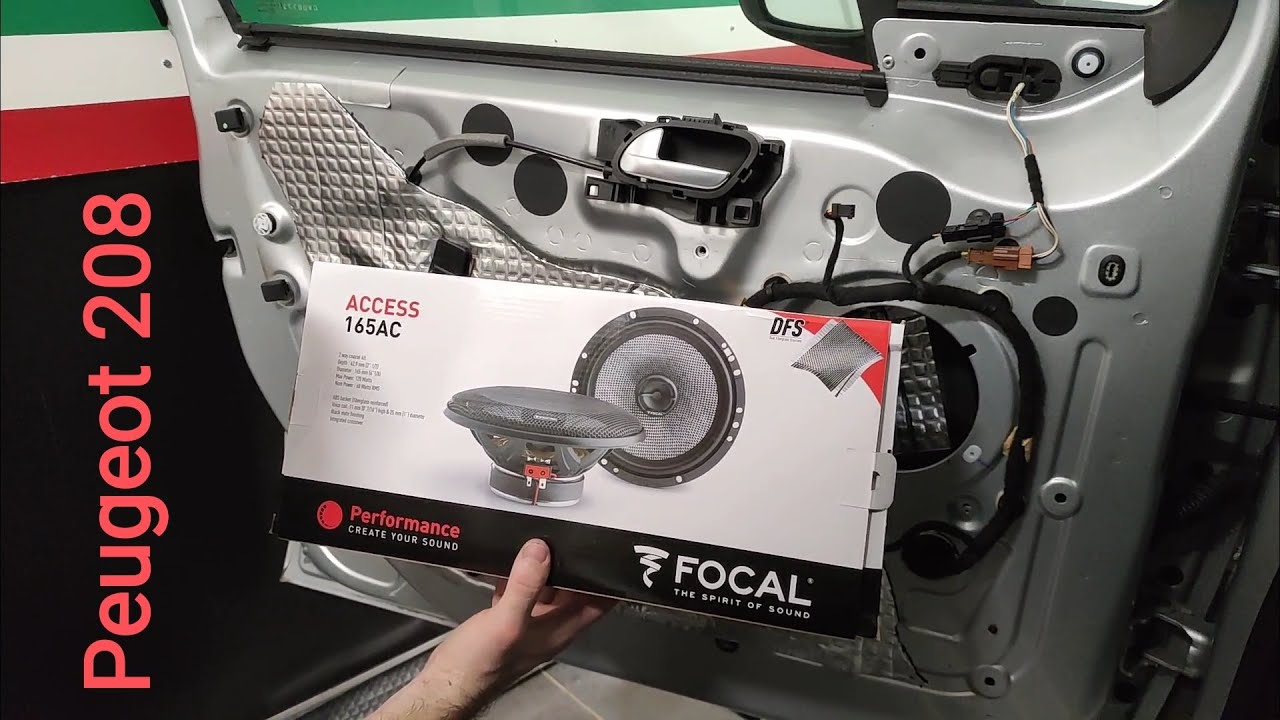 🔊 Установка акустики FOCAL на Peugeot 208