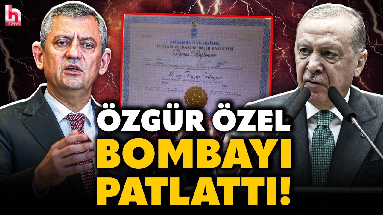 Özgür Özel bombayı patlattı! Erdoğan'ın avukatları diploma istedi diye 'reddihakim' talep etmiş!