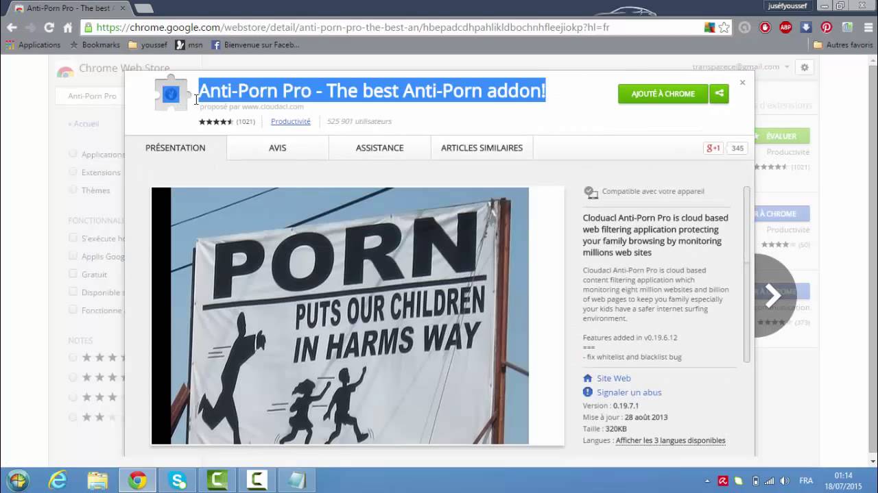 Tuto sp&eacute;ciale: Comment blocker les sites pour adultes