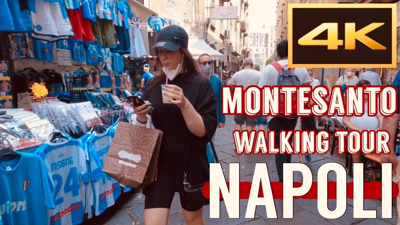 [4K ] Walking Tour Napoli Montesanto | Naples, Italy