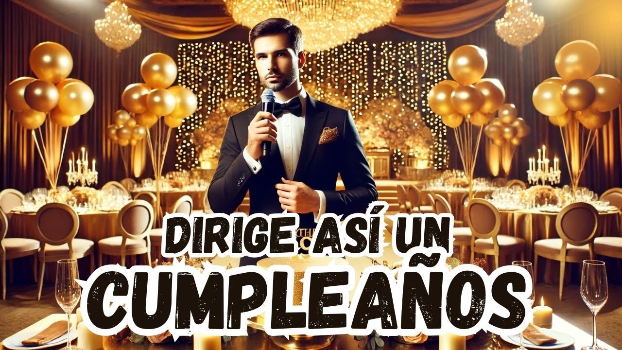 Como ANIMAR Una CEREMONIA de CUMPLEAÑOS🎂 | PASO A PASO | FRASES prte 2 ✅