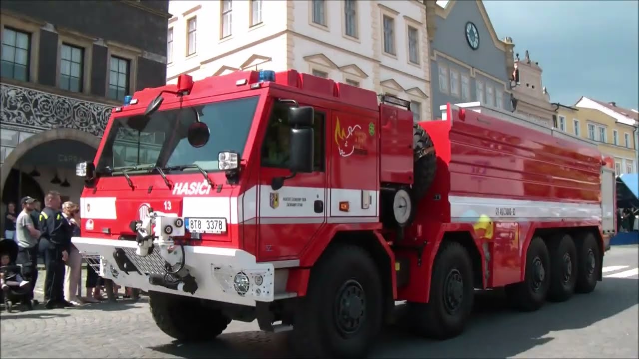Hasičské slavnosti Litoměřice 2022 - průvod městem - 11.6.2022