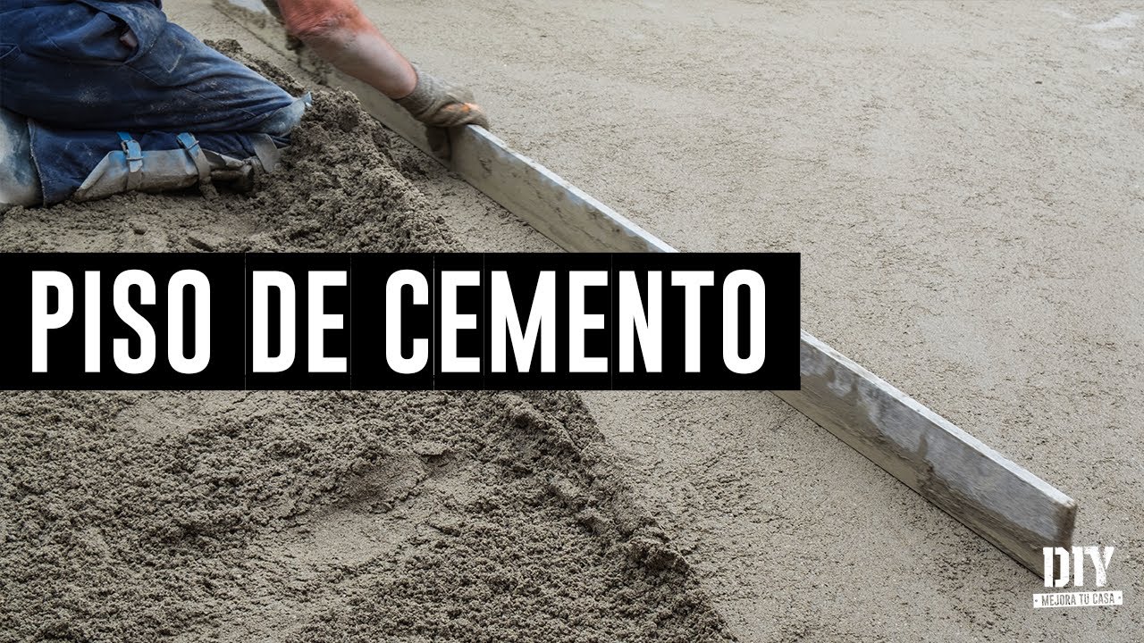 C&oacute;mo hacer un PISO FIRME DE CONCRETO de 5cm de espesor con concreto premezclado | MEJORA TU CASA DIY
