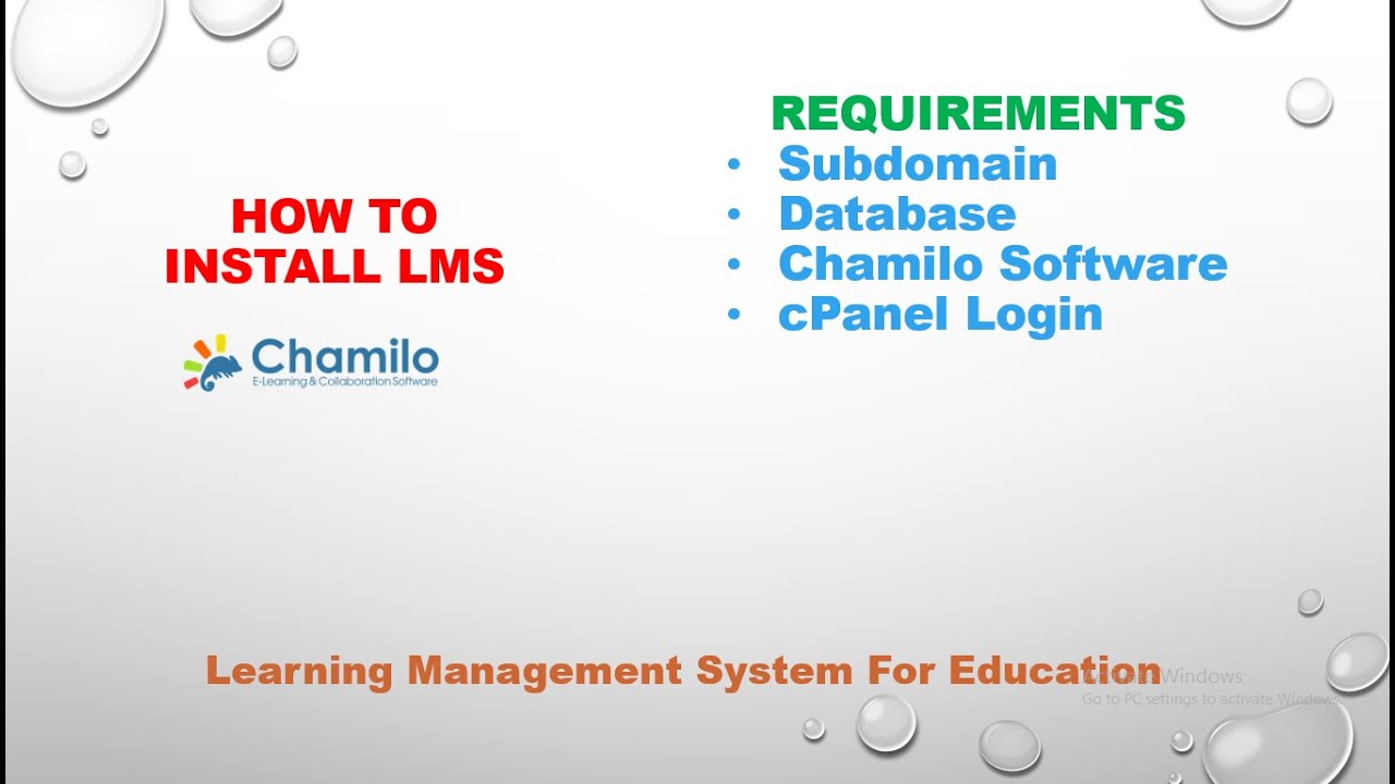 How to install Chamilo Learning Management System (LMS)