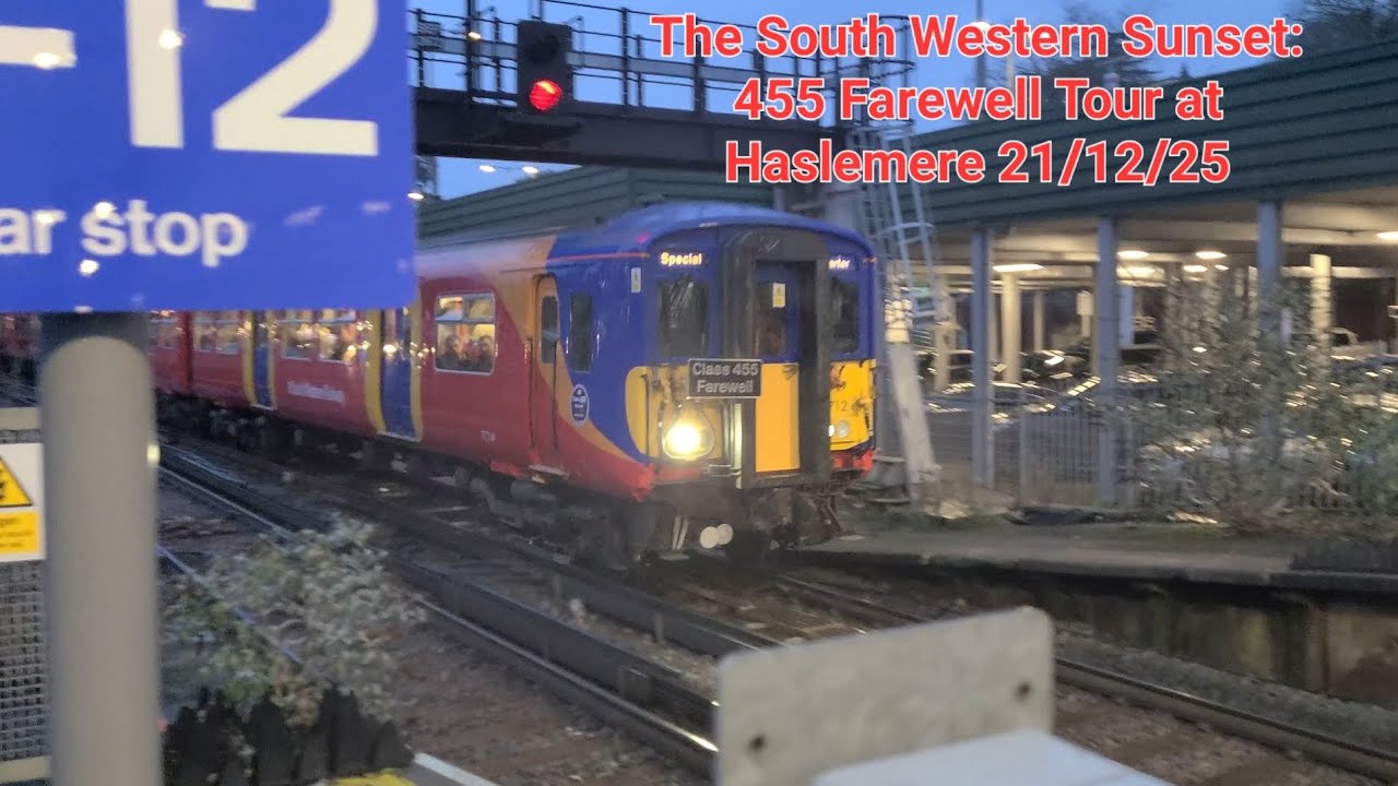 The South Western Sunset: 455 Farewell Tour at Haslemere 21/12/25 (4K 60fps)