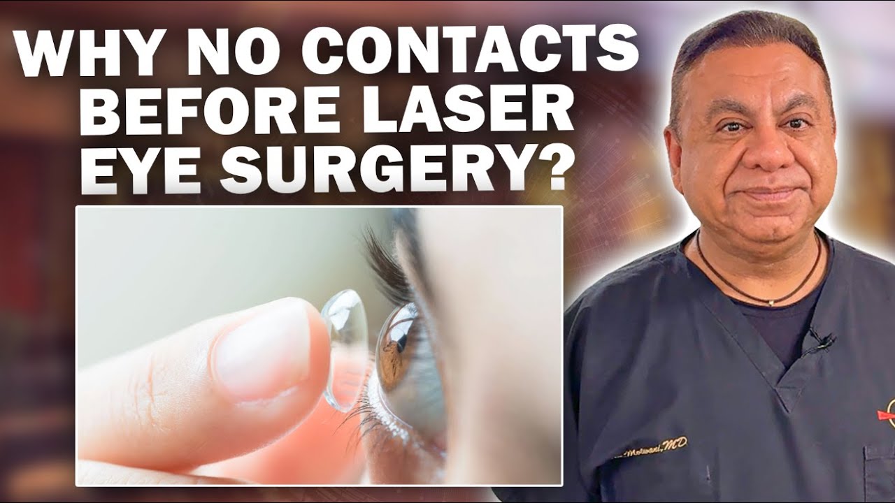 Why Can You Not Wear Contacts Before Laser Eye Surgery?