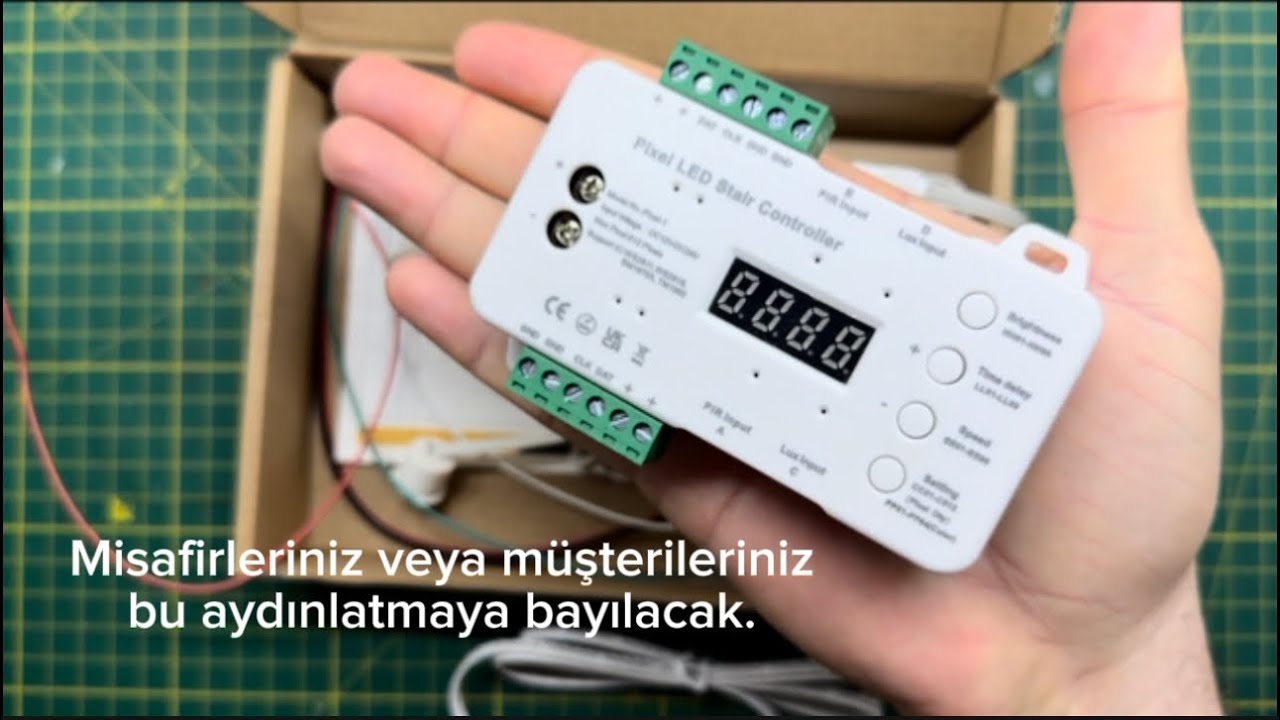 Evlerinizi aydınlatalım mı? Ambiyans aydınlatma, ambiance lighting. Pixel LED stair controller…