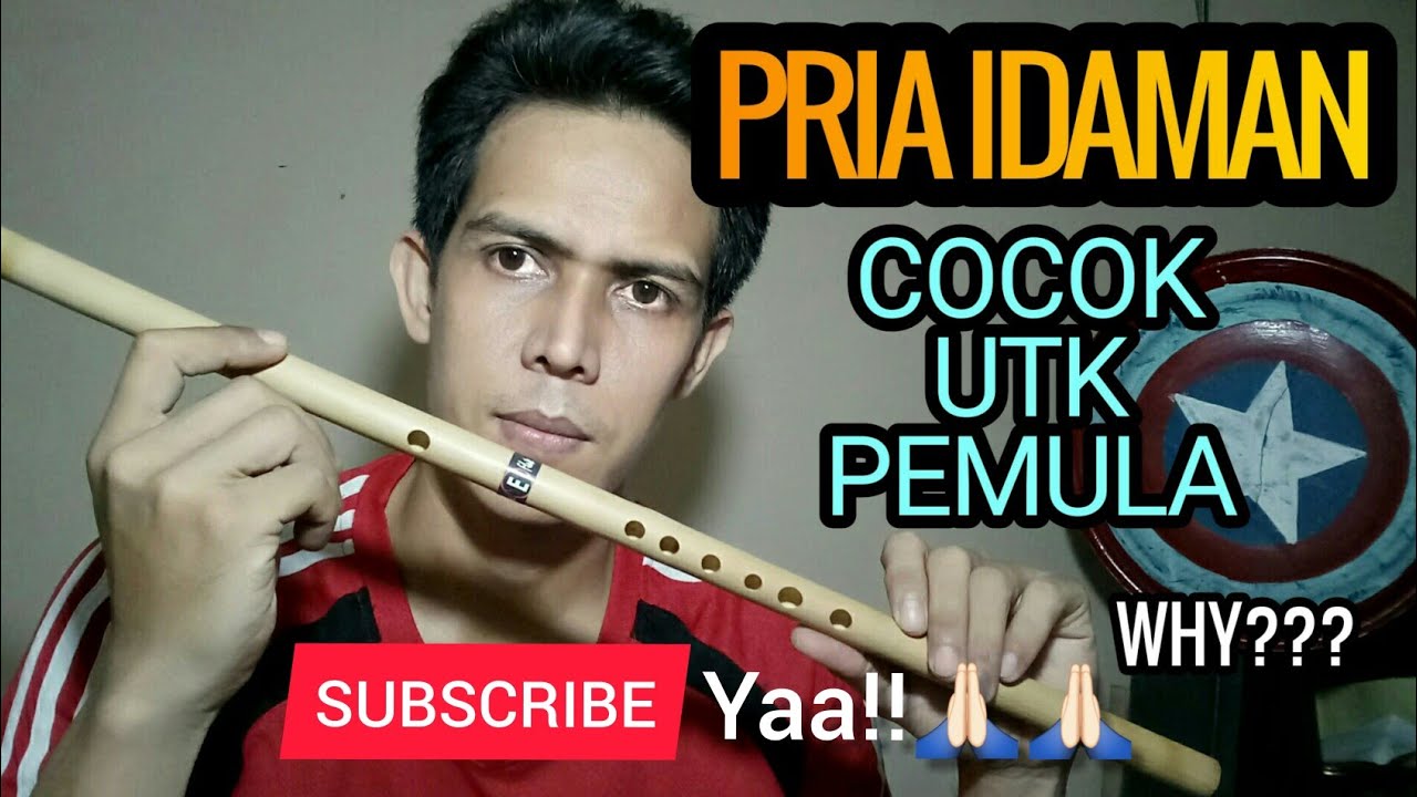 PRIA IDAMAN - Tutorial sambil belajar Suling Dangdut