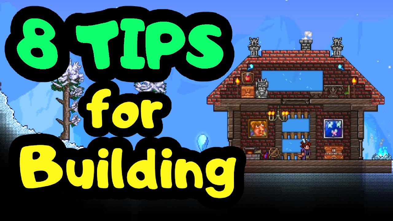 8 СОВЕТОВ по улучшению ваших построек в Terraria 1.4!