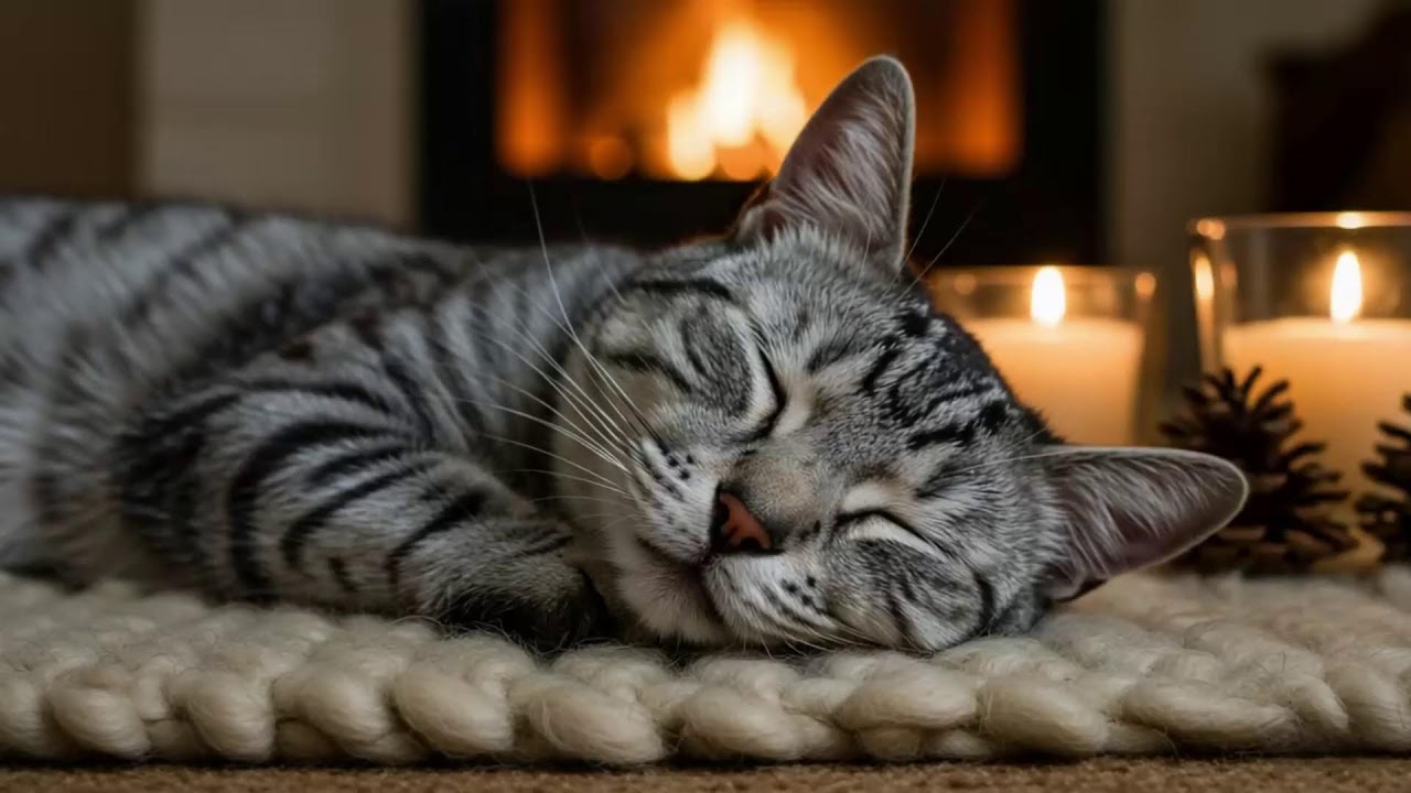 Cat Music For Anxiety 🎵 Deep Sleep And Stress Relief With Soft 432Hz Tones And Cozy Night Calm