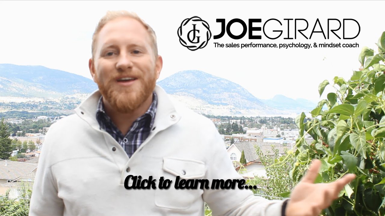 Joe Girard Sales Training Consulting Coach Intro