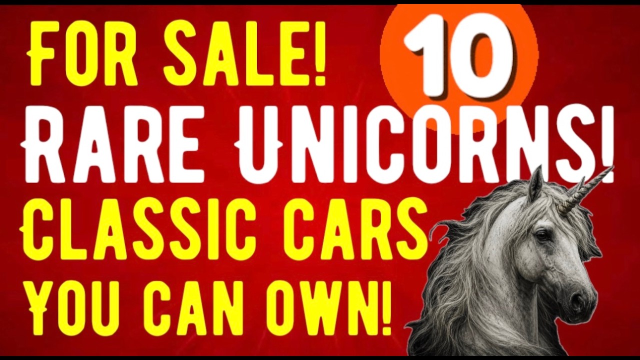 THESE RARE CLASSIC CARS HARDLY EVER COME UP FOR SALE! BUT HERE ARE 10 AMAZING CARS THAT YOU CAN OWN!