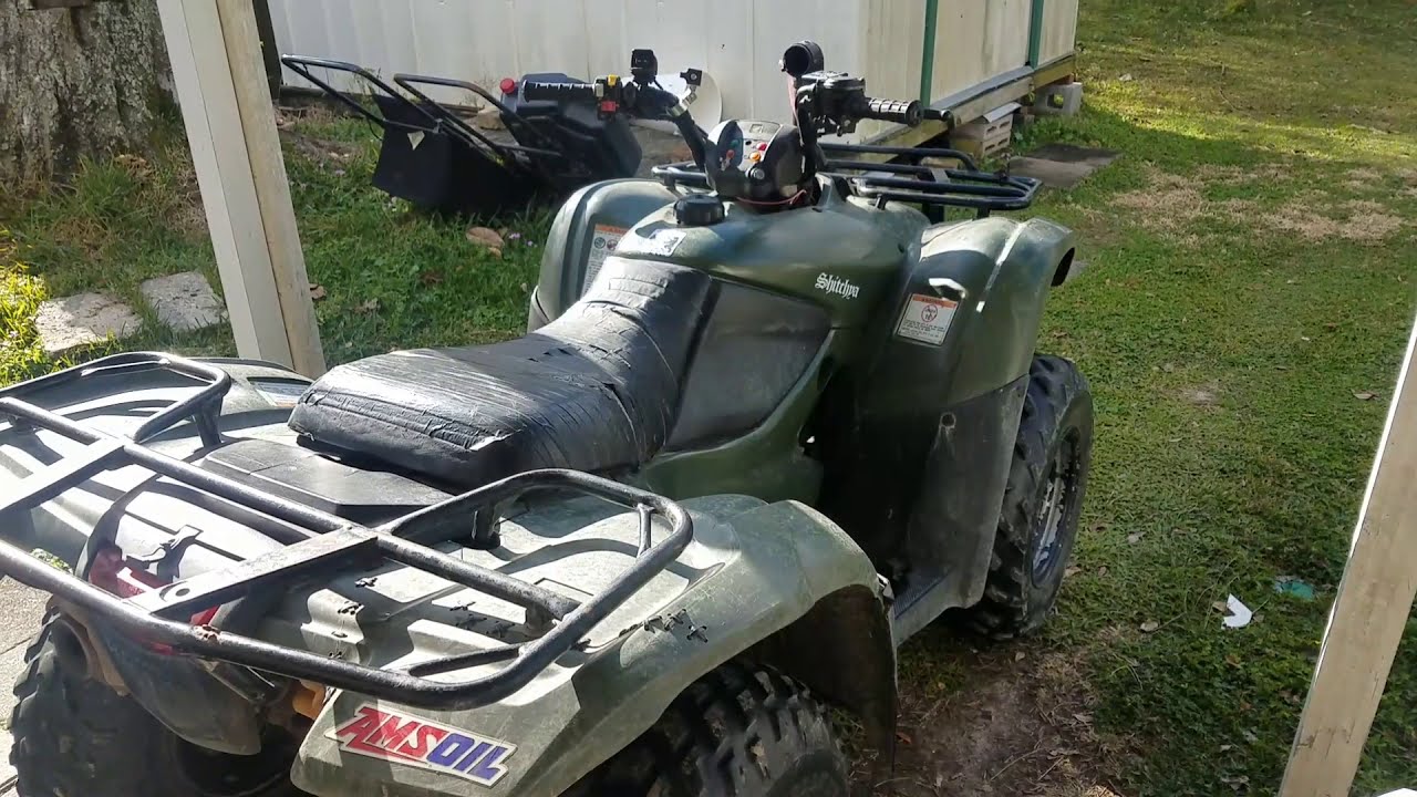 2012 honda rancher 420 rear axle replacement