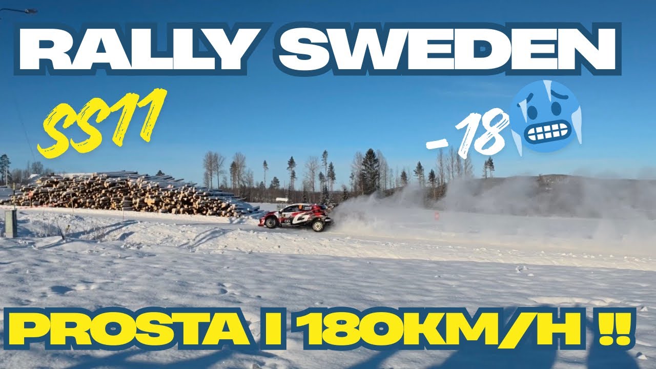 RALLY SWEDEN - SS11 PROSTA 180km/h I DOHAMOWANIE! 