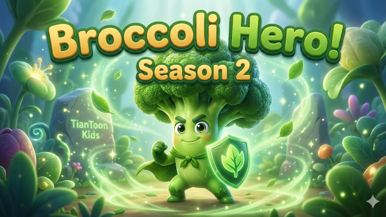 Broccoli the Shield Hero 🥦 | Healthy Vegetables Cartoon for Kids | Vegetable Heroes S2 E1