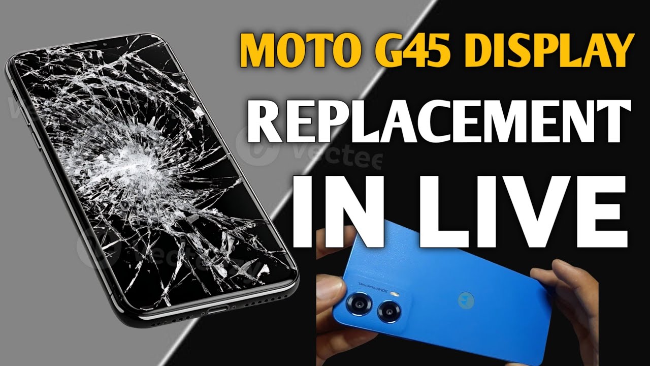Broken Screen? Moto G45 Display Replacement LIVE | Cheapest Method 😱