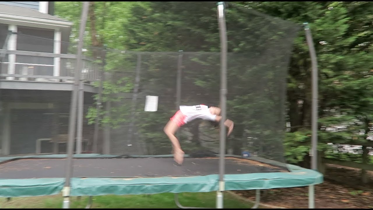 Round Off Back Handsprings at Home! (WK 281.6) | Bratayley
