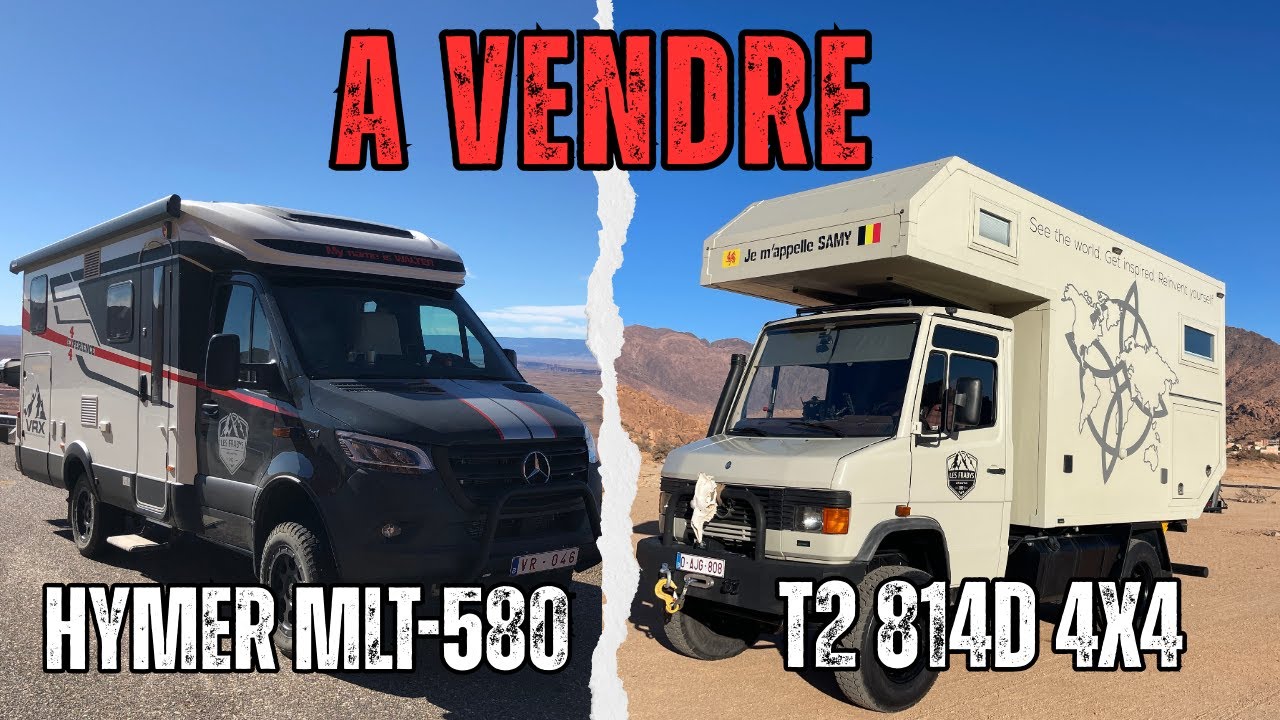 #313 MERCEDES HYMER - MLT580 & T2 814D A VENDRE