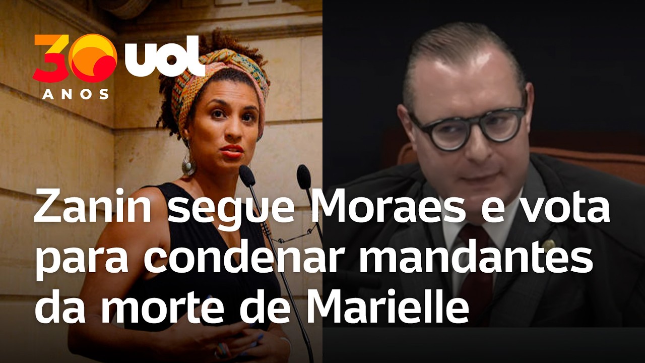 Zanin segue Moraes e vota para condenar os Brazão e mais 3 réus acusados do assassinato de Marielle