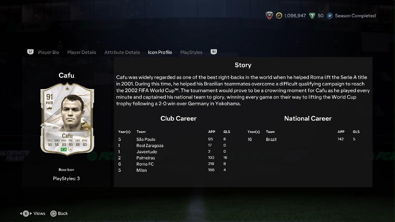 New CAFU SBC
