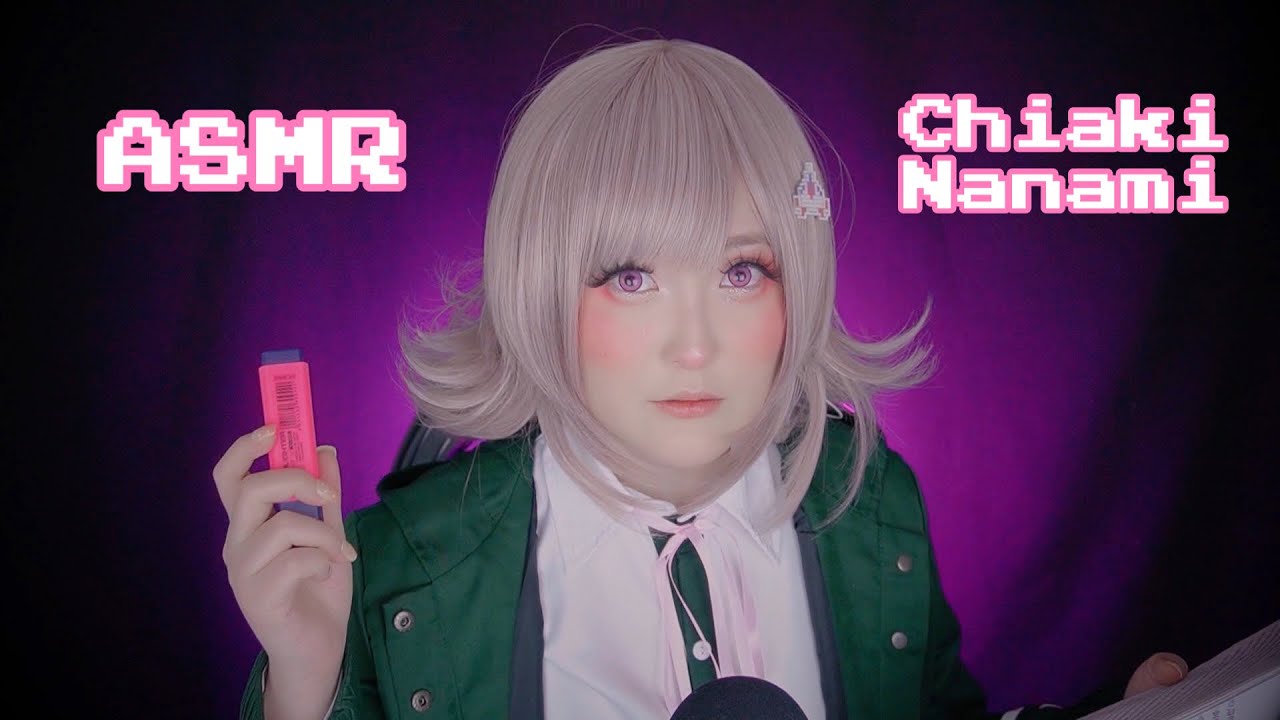 ASMR Chiaki Nanami doing Homework with You 📚✏ (SUB)