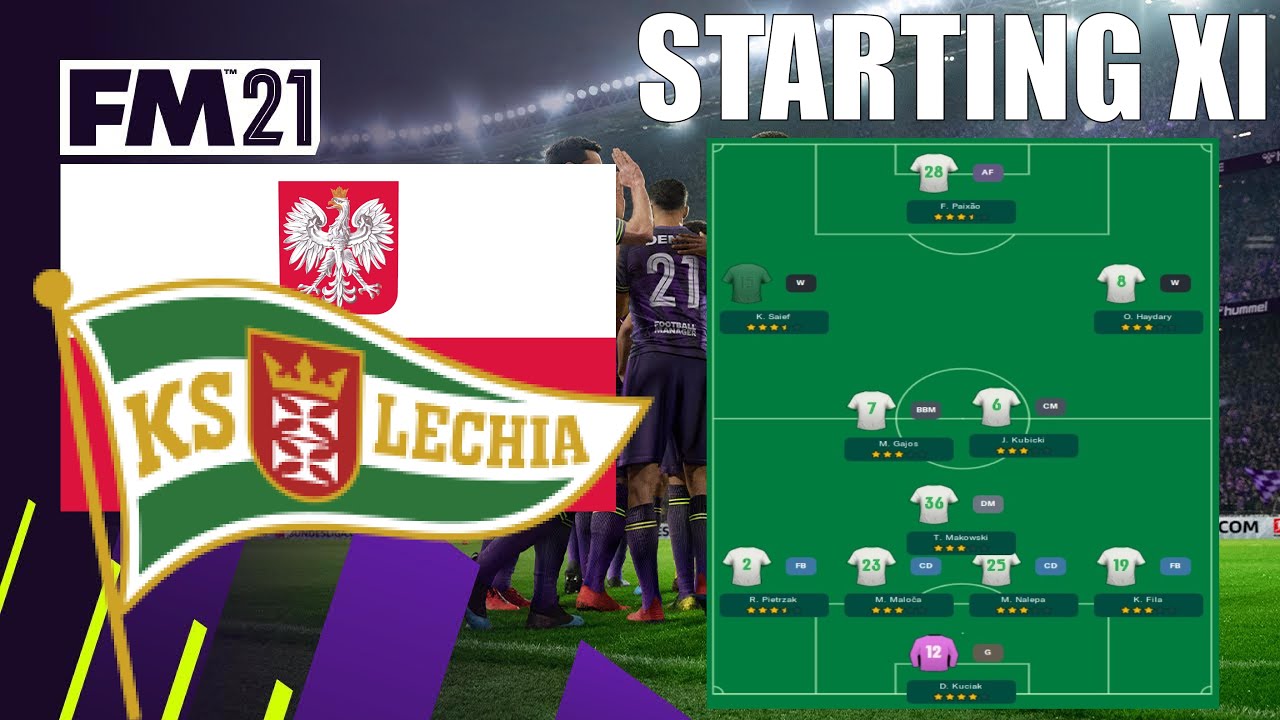 #FM21 #FMCAREER #STARTINGXI BELAJAR FORMASI LECHIA GDANSK DI FOOTBALL MANAGER 21 || #FM21TACTICS
