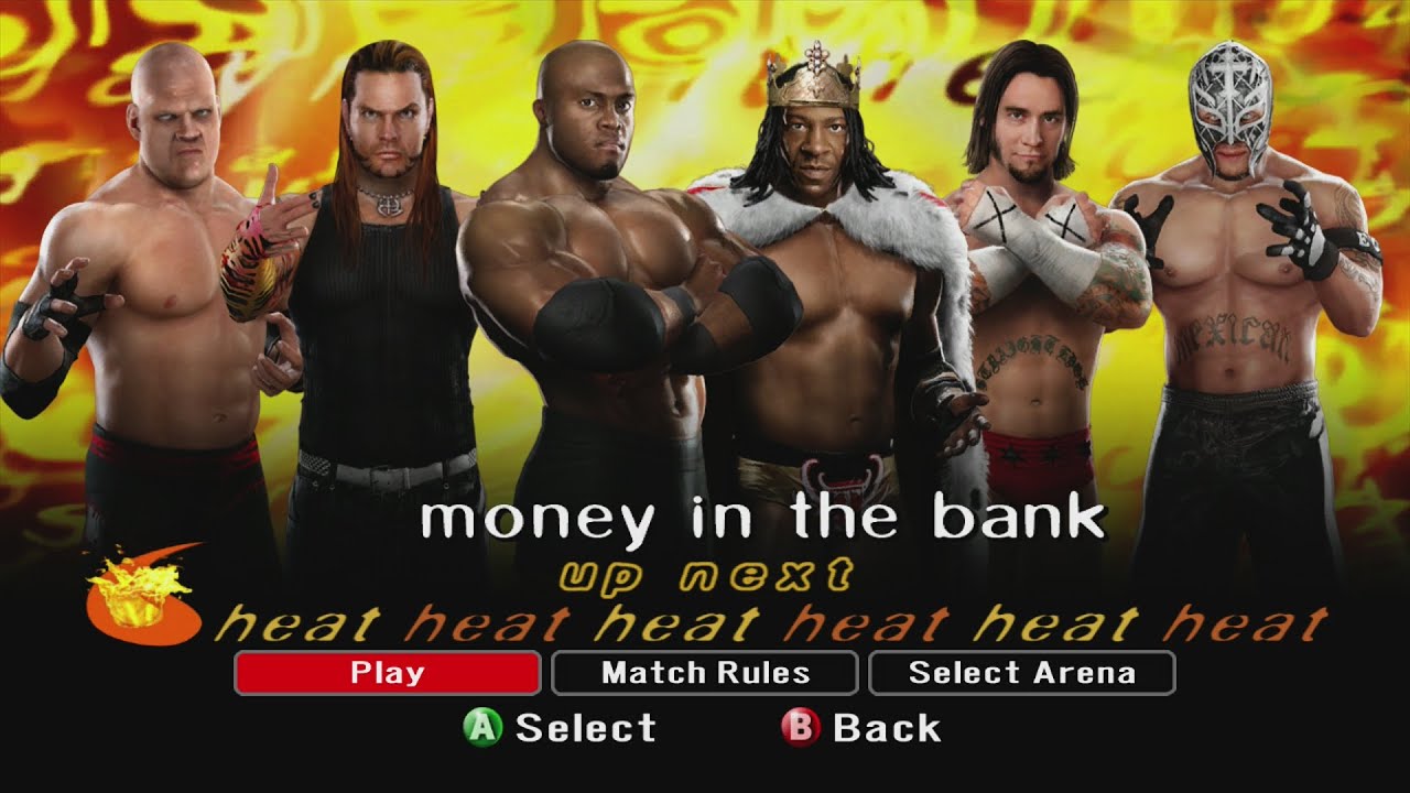 WWE SMACKDOWN VS RAW 2008 (MONEY IN THE BANK) XBOX 360