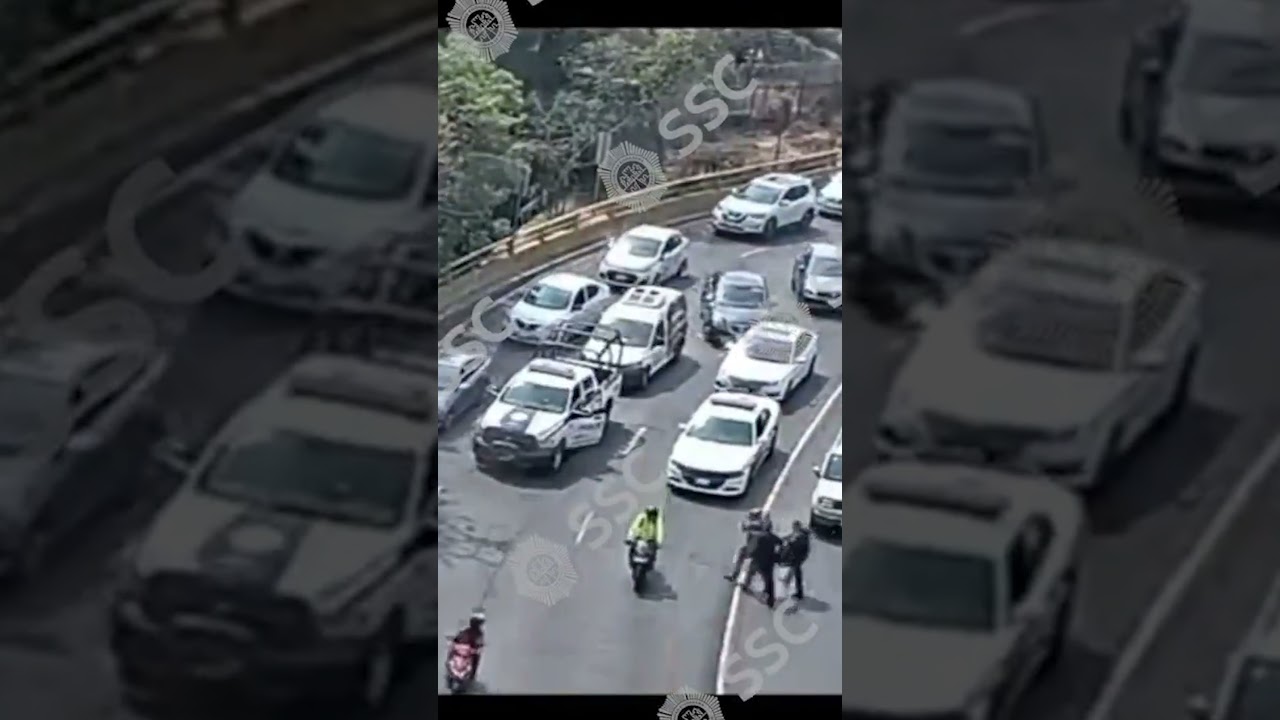 Detienen a dos tras persecuci&oacute;n en Circuito Interior por robo de 750 mil pesos a hombre