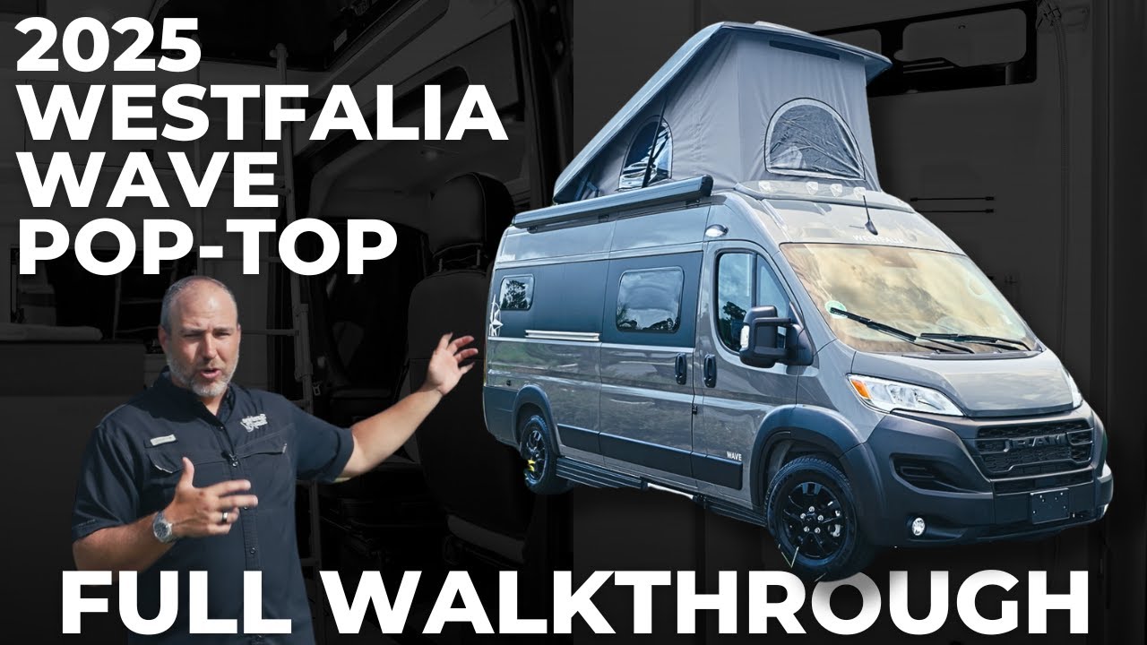 Tour the 2025 Westfalia Wave Pop-Top Class B RV on a RAM Promaster 3500 Chassis **FULL WALKTHROUGH**