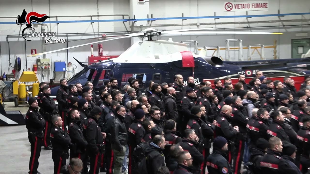 Carabinieri, operazione antimafia a Palermo, 1200 Carabinieri, 183 provvedimenti restrittivi
