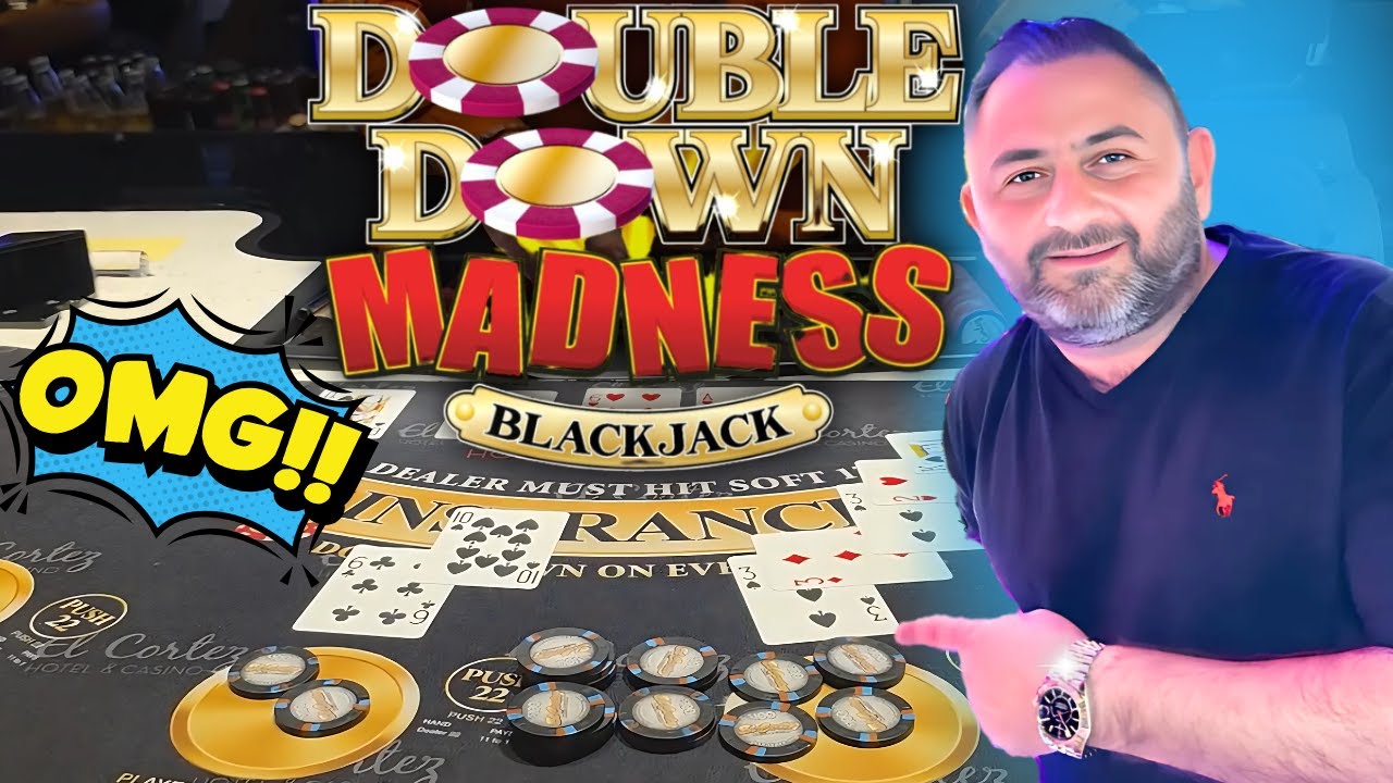 INSANE DOUBLE DOWN MADNESS Blackjack!! 🔥 Risking it ALL for BIG WINS! 😱💵