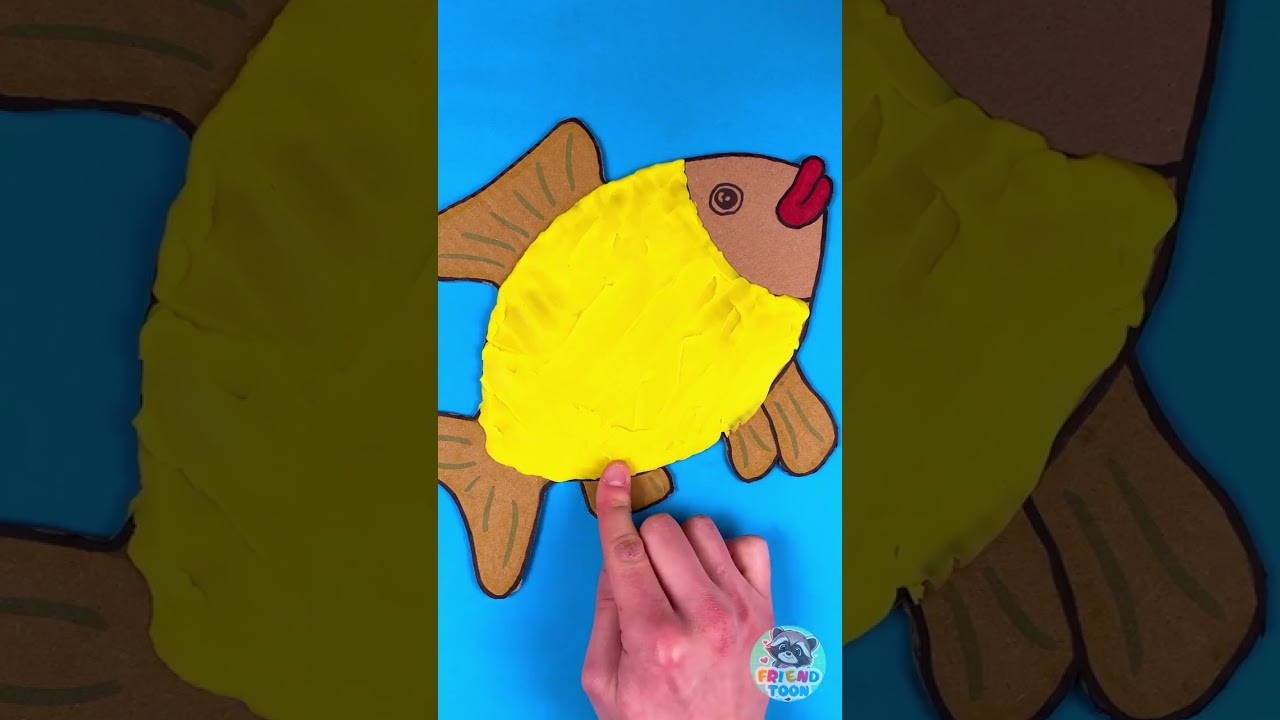 🐠 Rainbow Fish! 🌈 Colorful Clay Scales DIY! 🎨