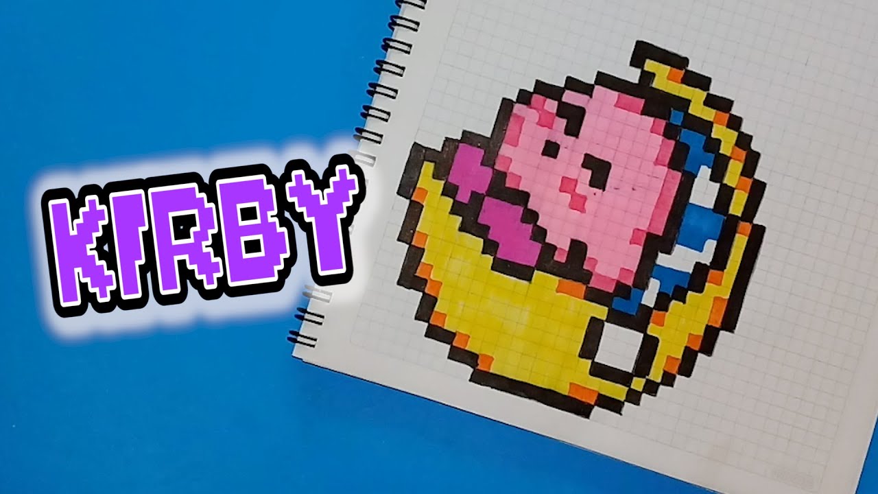 COMO DIBUJAR A KIRBY PIXEL ART - PIXELADOS