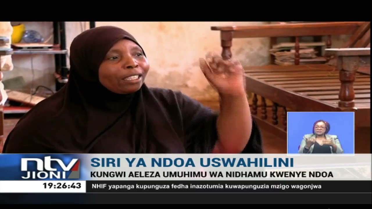 Siri ya ndoa Uswahilini, Kungwi aelezea