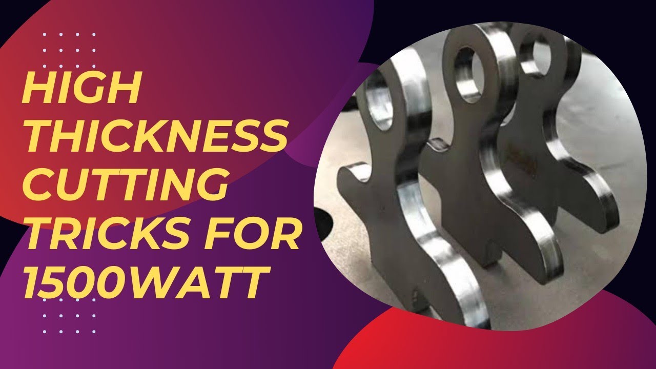 High thickness cutting tricks for 1500watt #tricks #metalcuttingmachine #tutorial #1500w