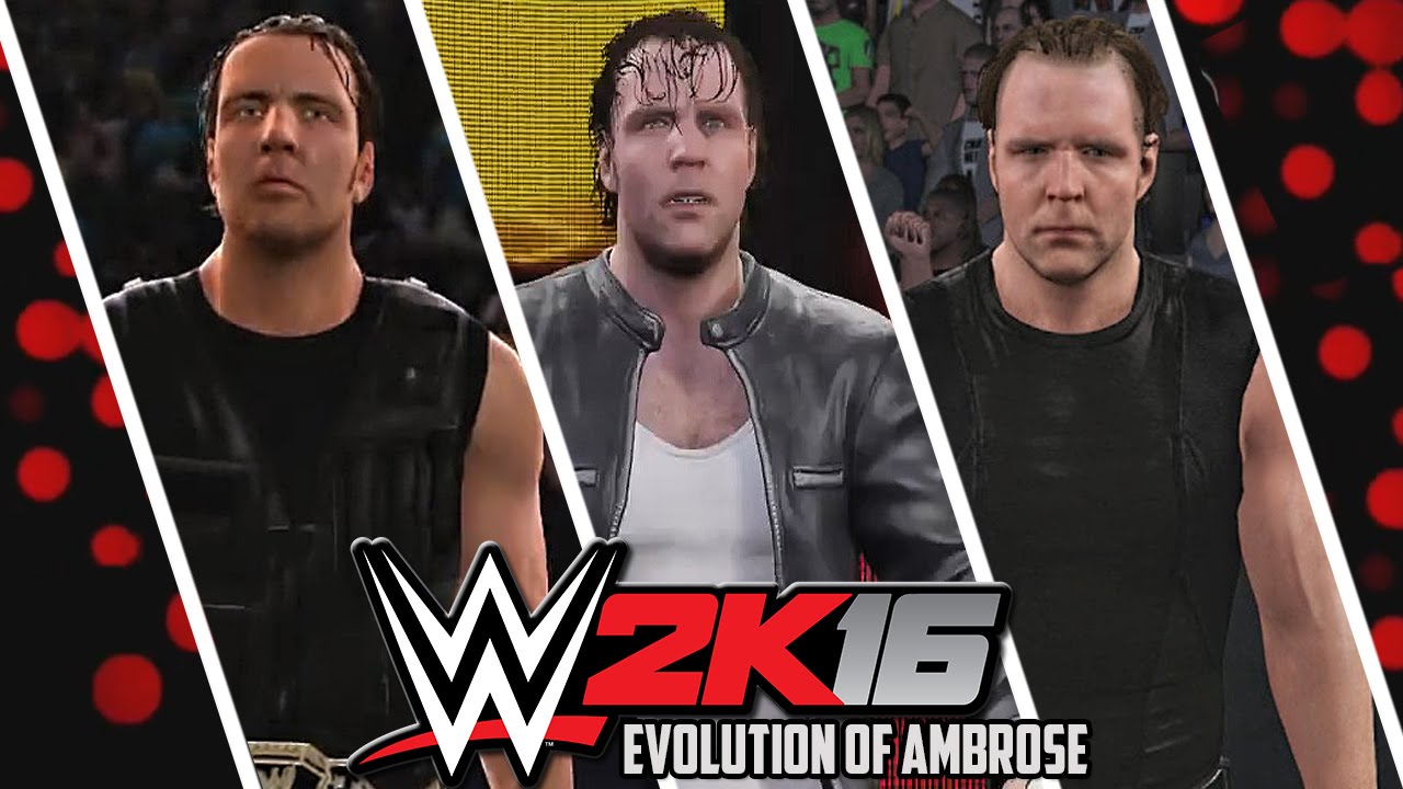 WWE 2K16 - Dean Ambrose Entrance Evolution! (WWE 2K14 - WWE 2K16)