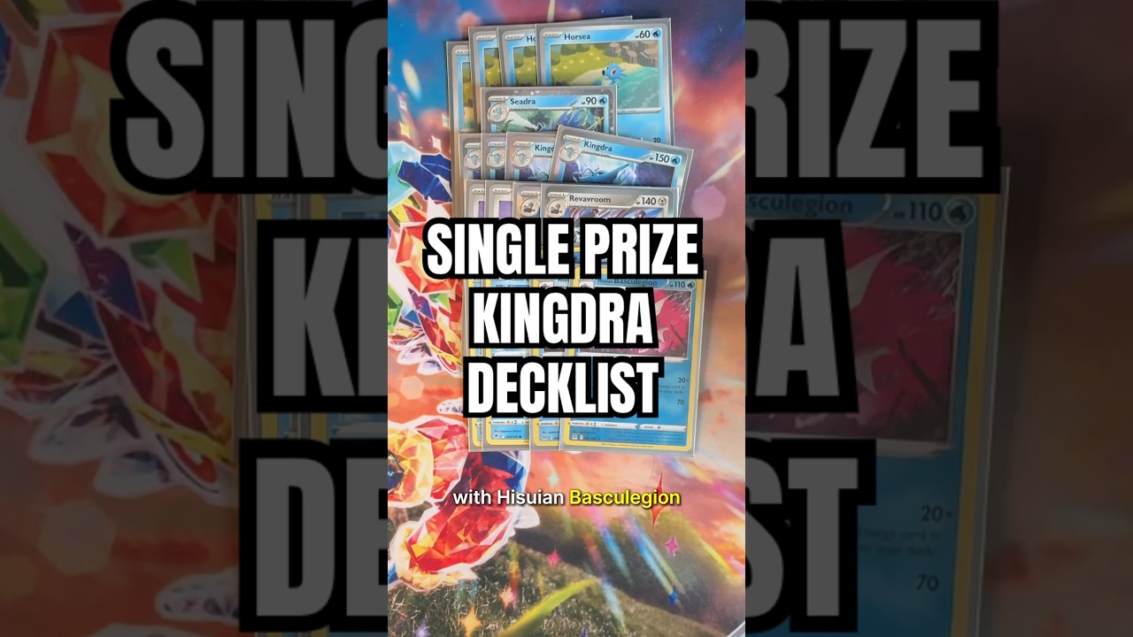 High Roller Kingdra Basculegion decklist #pokemoncards #pokemontcg #ptcgl