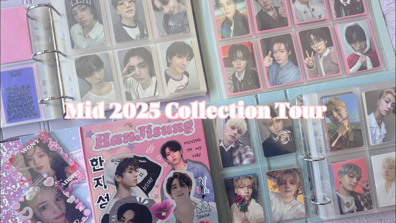 MID 2025 FULL KPOP BINDER TOUR 🍥🎀🫧 stray kids, boynextdoor, kep1er, enhypen, etc. ♡ SimoneeFloraa ♡