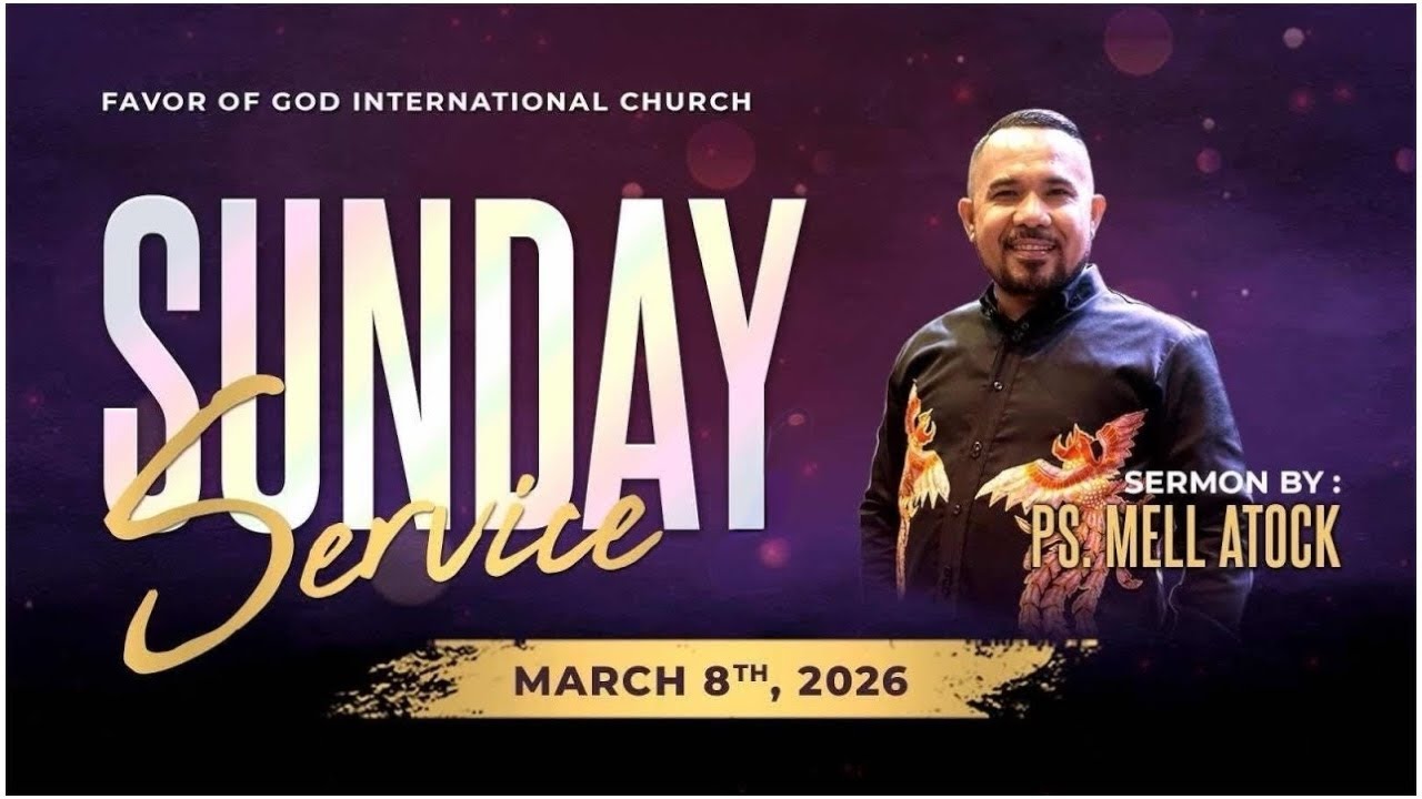 Ibadah Online FOG Church Brea | Ps.  Mell Atock | March 8 2026