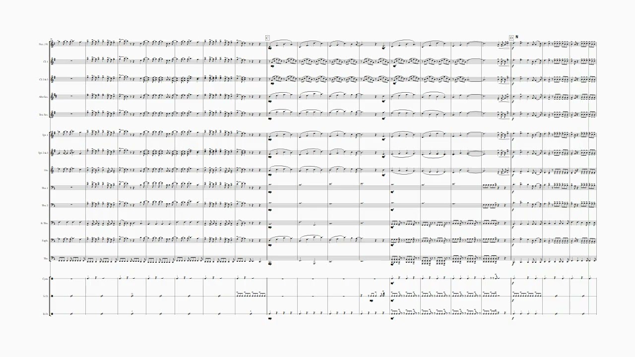 Golden for Marching Band arr. Andee Birkett