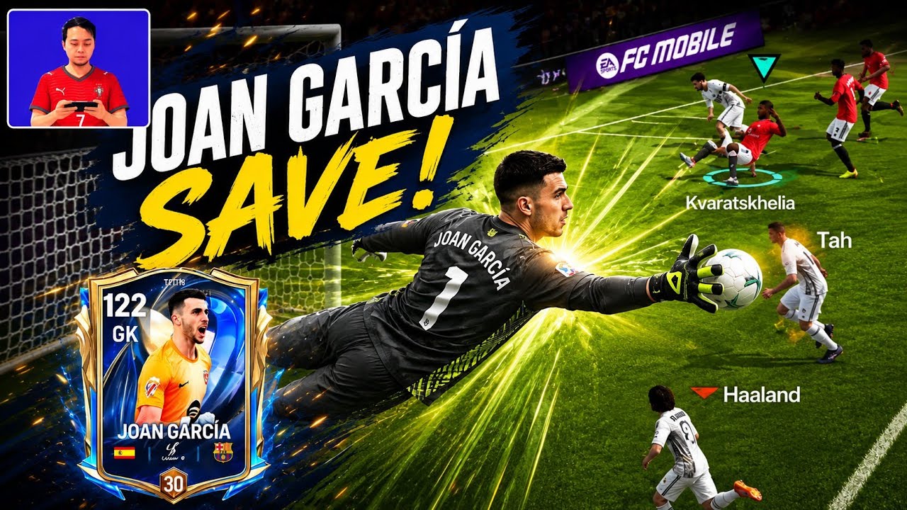 122 TOTS Жоан Гарсия НЕОСТАНОВИМ! 😱 БЕЗУМНЫЕ сейвы | FC Mobile 26