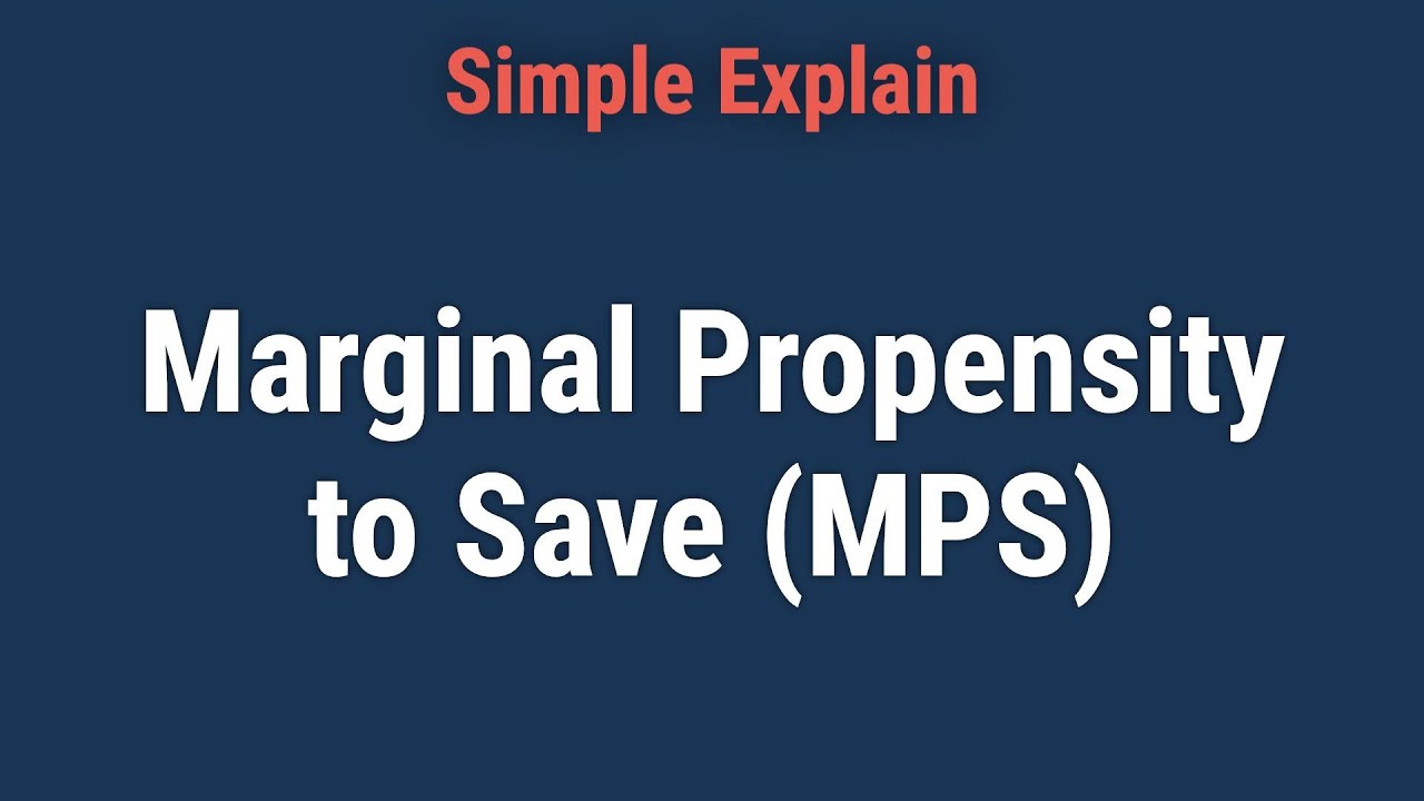 What does marginal propensity to save (MPS) describe?