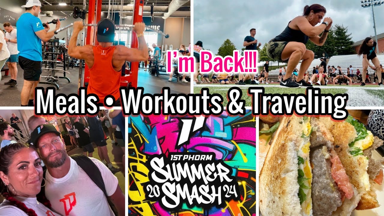 MEALS & WORKOUTS WHILE TRAVELING | 1P SUMMER SMASH 2024 | IN WITH JEN