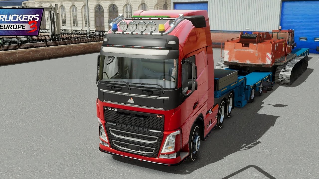 Truckers of Europe 3 - Volvo Truck | Delivered 42 tons heavycrane (Zurich to Stuttgart) part1/2