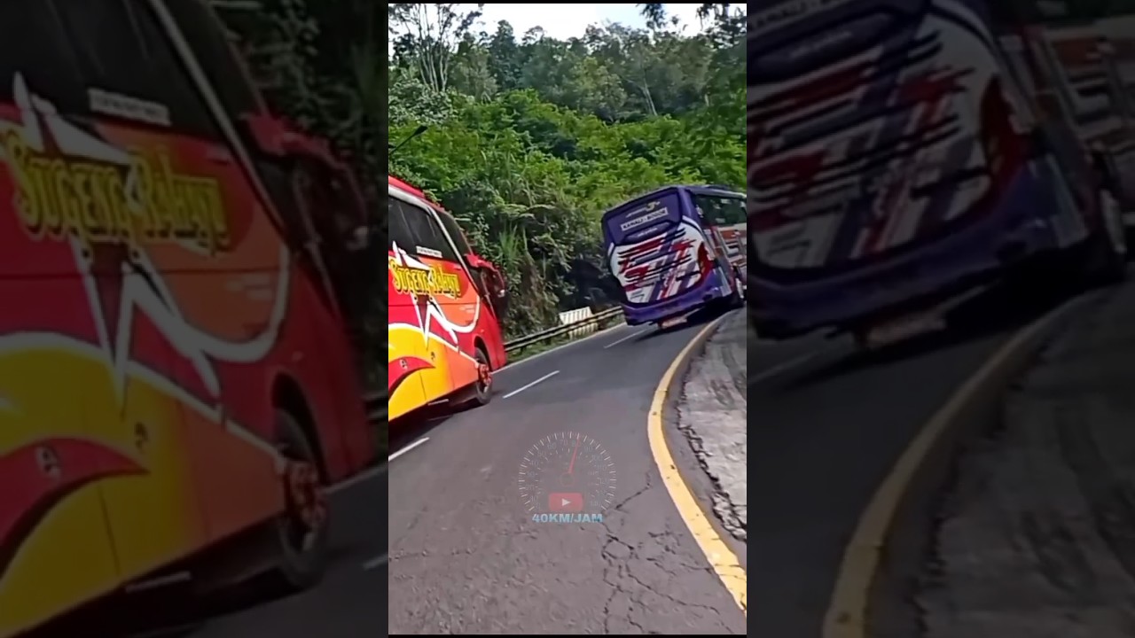ngeri ‼️ balapan bus sugeng rahayu vs sumber jaya