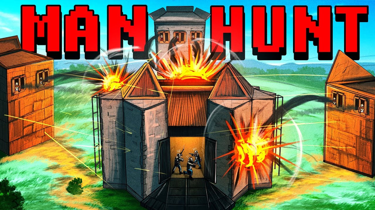 We Got RAIDED By 3 Groups AT THE SAME TIME - Rust (Trio Survival)