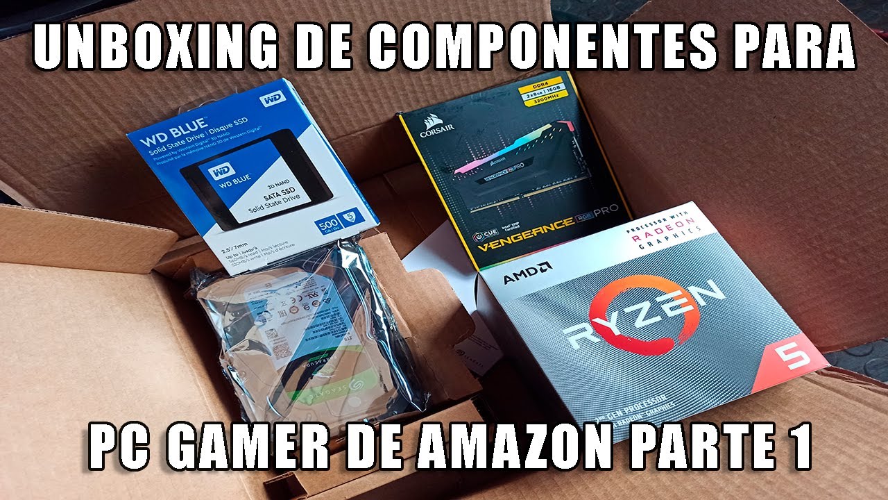 Unboxing de Partes para PC GAMER de Amazon a Ecuador || Ecuageek