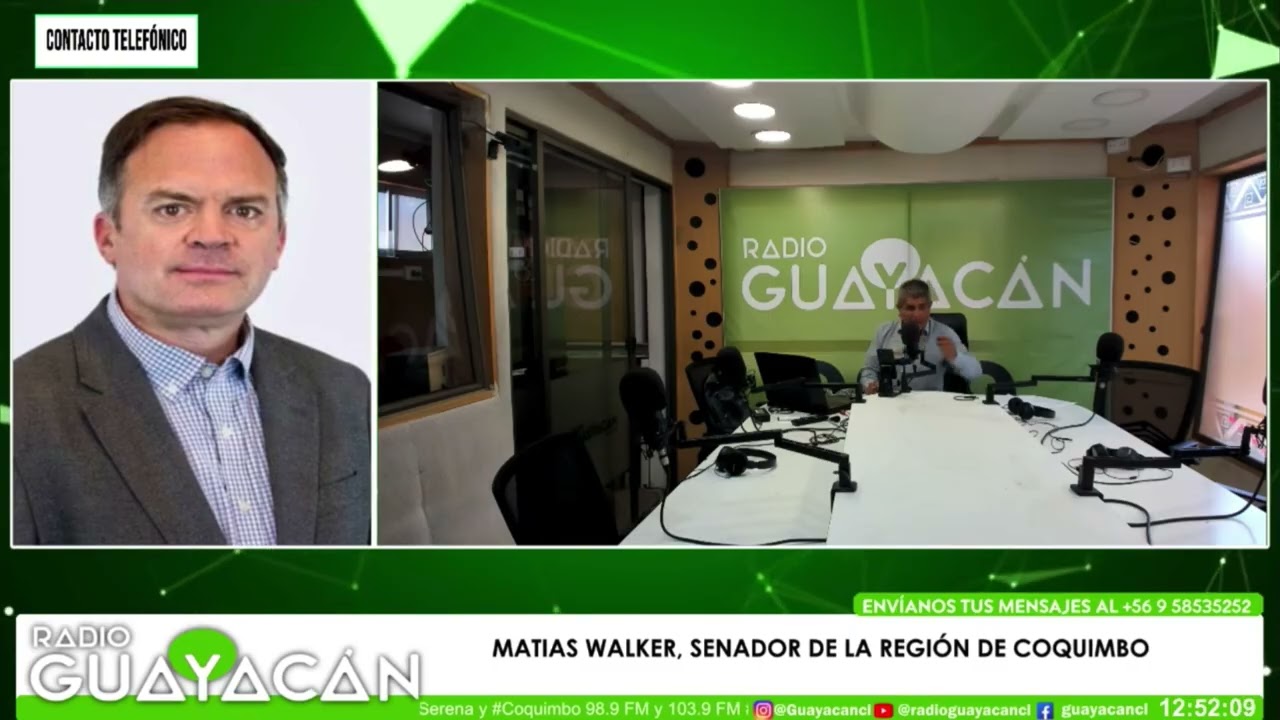 Matias Walker y desafíos del nuevo gobierno en la región y en el país por Radio Guayacan 