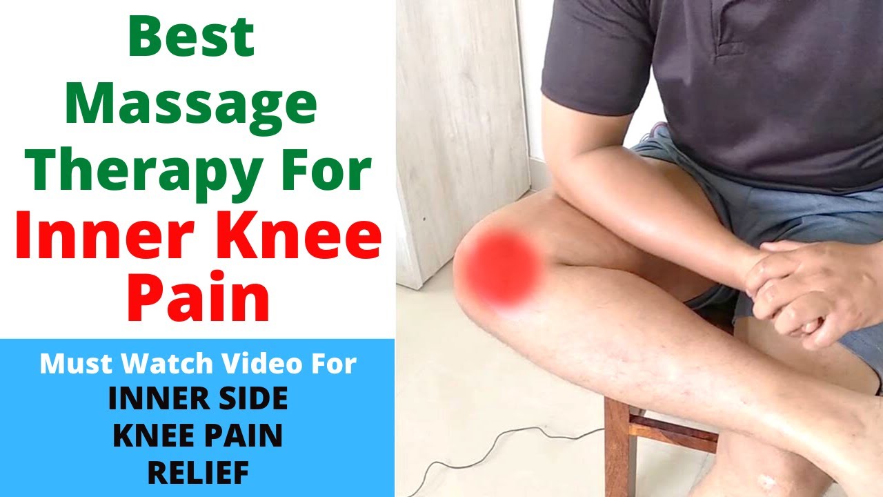 Amazing Massage Therapy For Inner Side Knee Pain | Knee Pain Relief Self Massage Therapy | Part 3